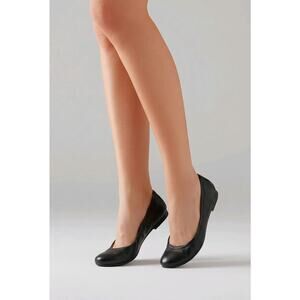 Frye Carson Leather Ballet Flats Women's Black 3472126-BLK Size 8